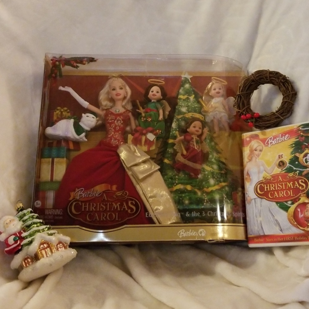 Barbie a Christmas Carol collectors doll set 2008